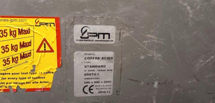 IVECO 35C12 BENNE SIMPLE CABINE COFFRE  EX-449-HB