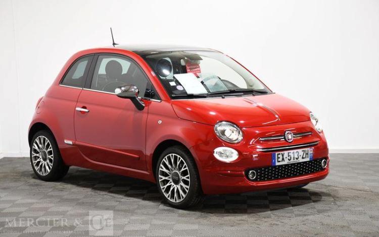 FIAT 500 1.2 70 LOUNGE ROUGE EX-513-ZH