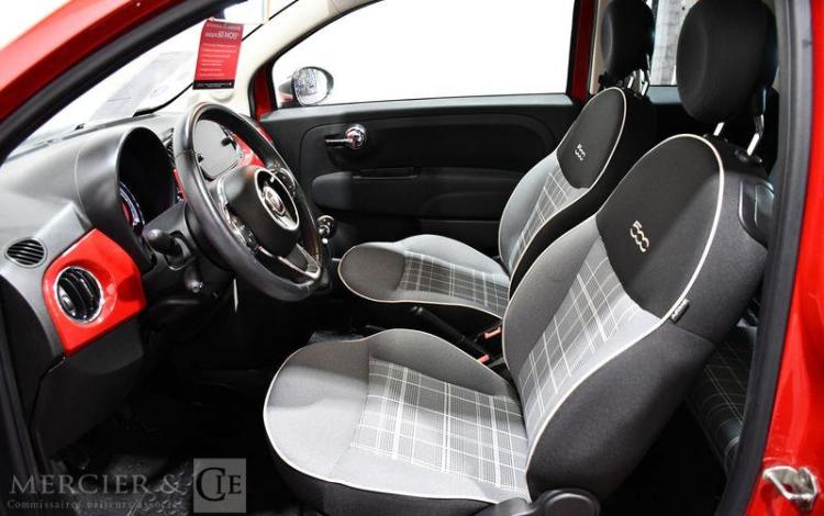 FIAT 500 1.2 70 LOUNGE ROUGE EX-513-ZH