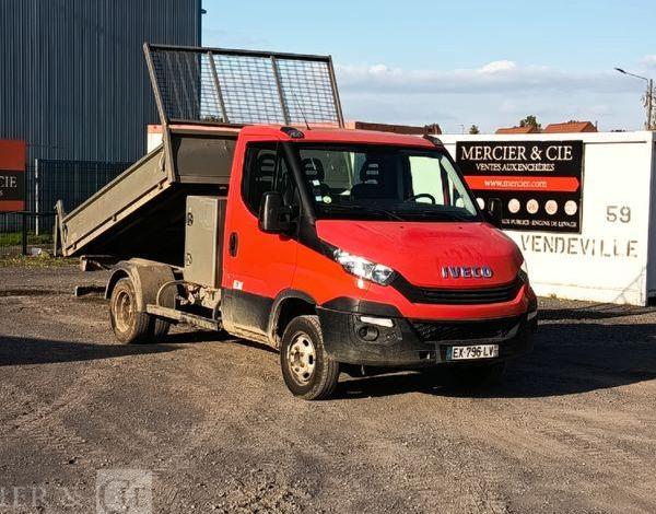 IVECO 35C12 – BENNE SIMPLE CABINE COFFRE  EX-796-LV