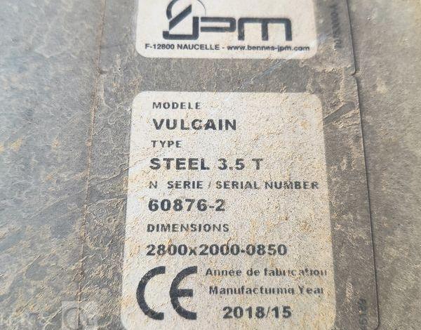 IVECO 35C12 – BENNE SIMPLE CABINE COFFRE  EX-796-LV