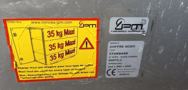 IVECO 35C12 – BENNE SIMPLE CABINE COFFRE  EX-796-LV