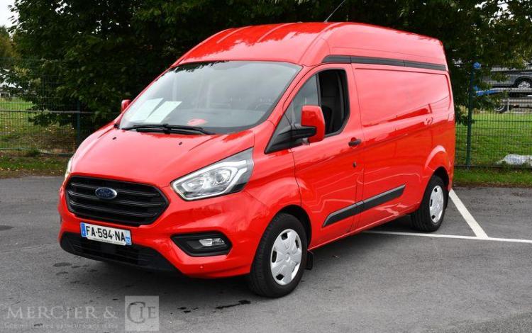 FORD TRANSIT CUSTOM 300 2.0 ECOBLUE 130 L1H2 TREND BUSINESS BVA ROUGE FA-594-NA