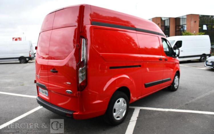 FORD TRANSIT CUSTOM 300 2.0 ECOBLUE 130 L1H2 TREND BUSINESS BVA ROUGE FA-594-NA