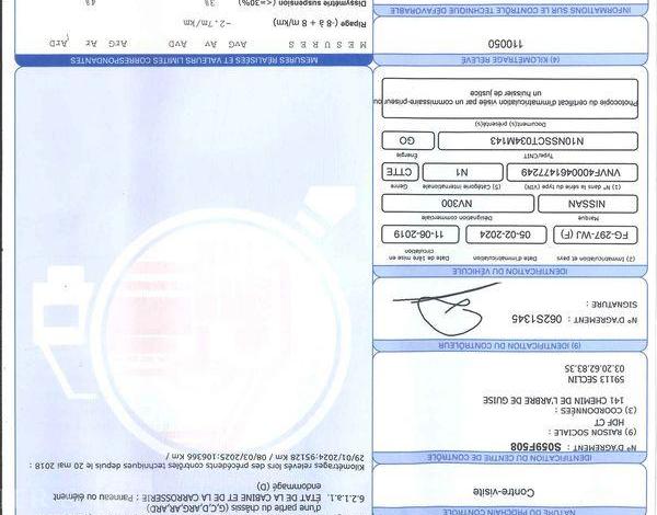 NISSAN NV300 DCI 120 N-CONNECTA L1H1 BLANC FG-297-WJ