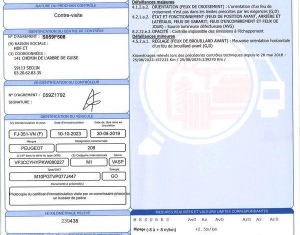 PEUGEOT 208 AFF 100CH PACK PREMIUM BLANC FJ-351-VN