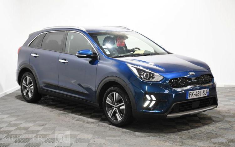 KIA NIRO 1.6 GDI 141H 105 HYBRID HEV 1.3KWH ACTIVE DCT BVA BLEU FK-481-SJ