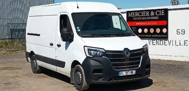 RENAULT MASTER 3 TRACTION FOURGON 2,3 DCI 16V 136 CV – DIESEL – 66745 KMS – ANNEE 2019 BLANC FL-397-NK
