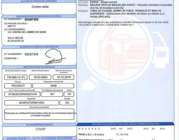 PEUGEOT 5008 2,0 BLUEHDI 180 S&S NOIR FM-089-LE