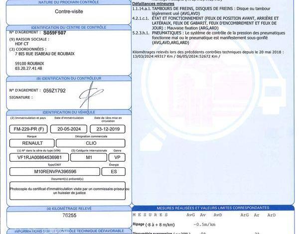 RENAULT CLIO ZEN TCE 100 BLANC FM-229-PR