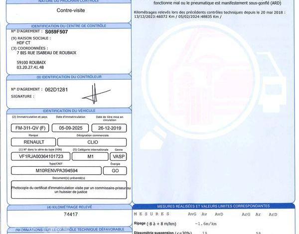 RENAULT CLIO STE AIR NAV BLUE DCI 85 BLANC FM-311-QV
