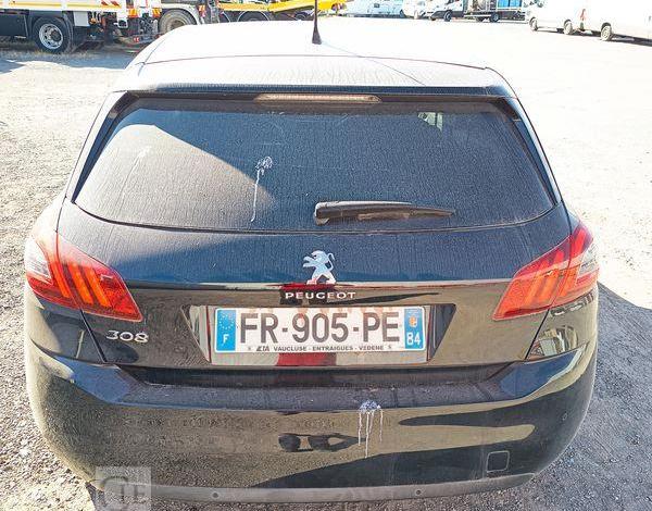PEUGEOT 308 II (T9) PHASE 2 1.5 BLUEHDi 16V EAT8 S&S 130 CV BOITE AUTO – 113817 KMS NOIR FR-905-PE