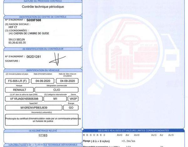 RENAULT CLIO BUSINESS BLUE DCI 85 BLANC FS-605-LR