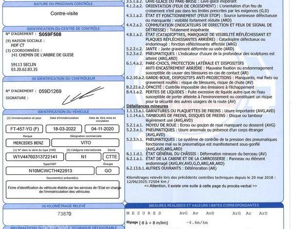 MERCEDES Vito 114 CDI LONG PRO BLANC FT-457-YG