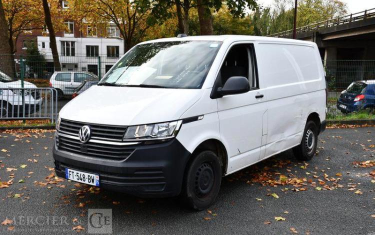 VOLKSWAGEN TRANSPORTER BLANC FT-548-BW