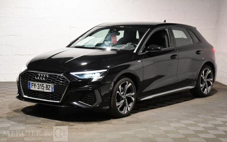 AUDI A3 SPORTBACK 1.0 30 TFSI 110CH HYBRID MHEV S-LINE EDITION S-TRONIC BVA NOIR FY-315-BZ