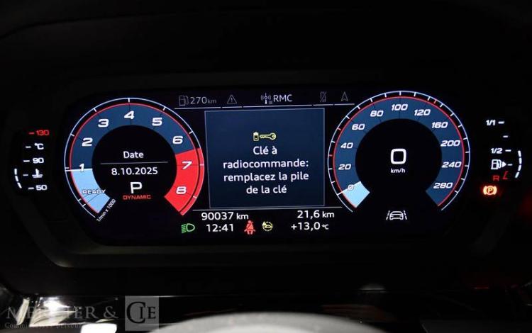 AUDI A3 SPORTBACK 1.0 30 TFSI 110CH HYBRID MHEV S-LINE EDITION S-TRONIC BVA NOIR FY-315-BZ