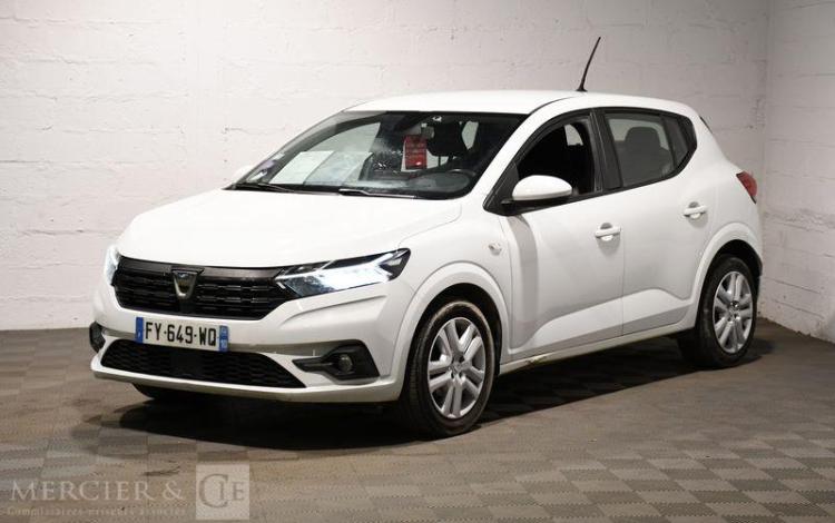 DACIA SANDERO 1.0 SCE 65 CONFORT BLANC FY-649-WQ