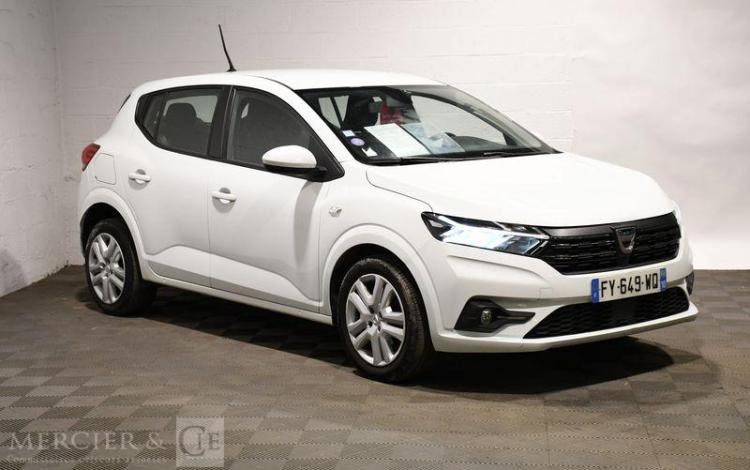 DACIA SANDERO 1.0 SCE 65 CONFORT BLANC FY-649-WQ