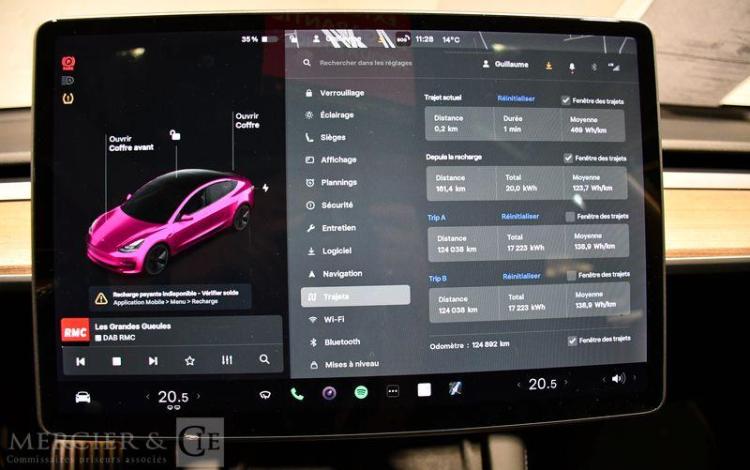 TESLA MODEL 3 AUTONOMIE STANDARD PLUS RWD 2M ROUGE GB-116-GC