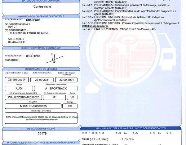 AUDI A1 SPORTBACK GRIS GB-295-XS