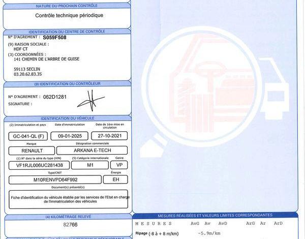 RENAULT ARKANA RS LINE E-TECH HYBRIDE 145 GRIS GC-041-QL