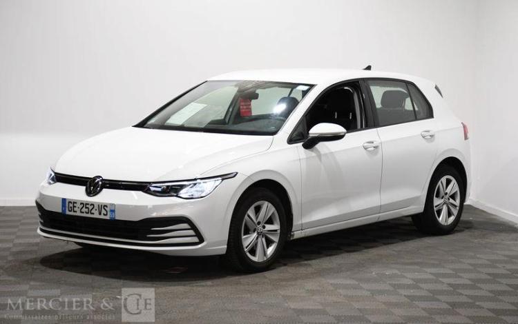 VOLKSWAGEN GOLF VIII 2.0 TDI 115 SCR LIFE DSG BLANC GE-252-VS