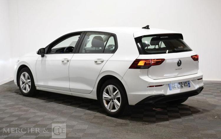 VOLKSWAGEN GOLF VIII 2.0 TDI 115 SCR LIFE DSG BLANC GE-252-VS