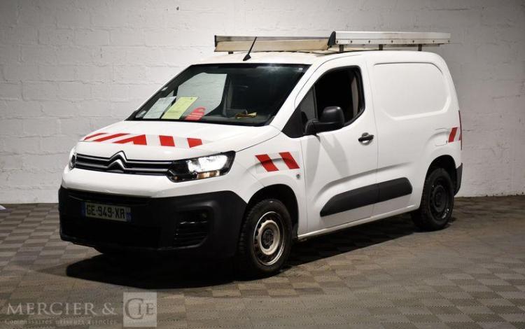 CITROEN BERLINGO VAN FGON TAILLE M 650KG BLUEHDI 100 S&S BLANC GE-949-XR