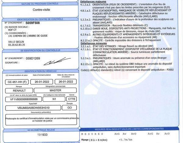 RENAULT MASTER L3 R3500 DCI 125+ DC GD CONFORT BLANC GE-951-HH