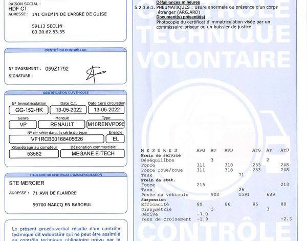 RENAULT MEGANE E-TECH TECHNO EV60 220CH NOIR GG-152-HK