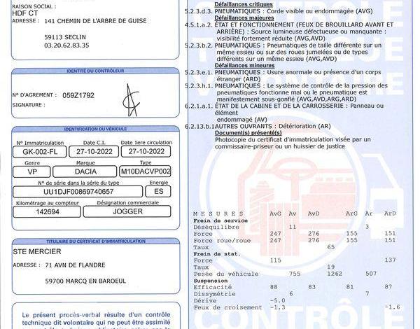 DACIA JOGGER CONFORT TCE 110 7PL BLEU GK-002-FL