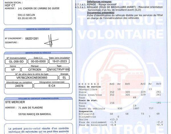 CITROEN E-C4 136CH 100 KW AUTOMATIQUE GRIS GL-268-SD