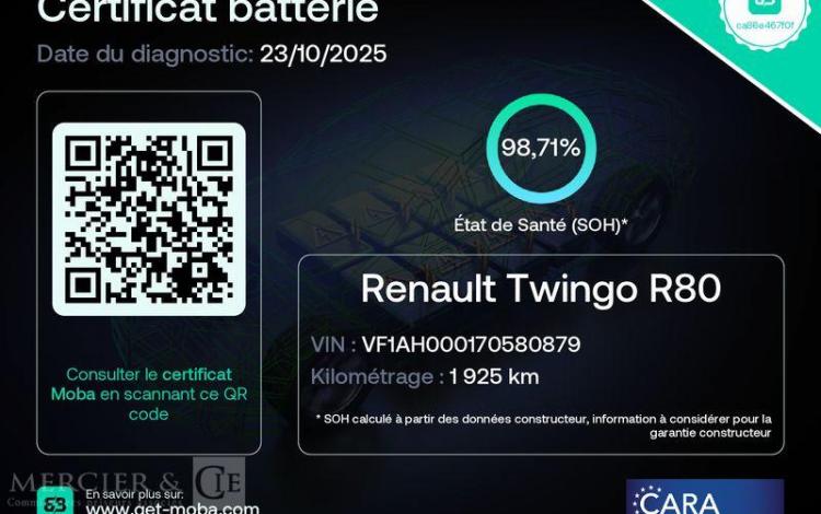 RENAULT TWINGO E-TECH TECHNO BLANC GP-516-NB