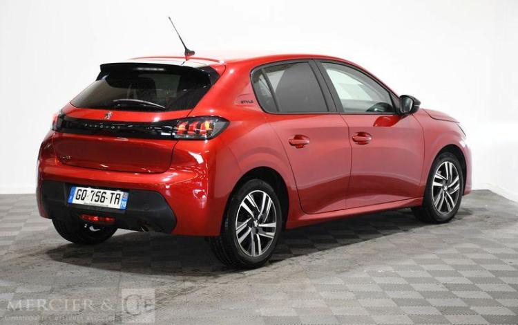 PEUGEOT 208 1.2 PURETECH 100ch STYLE ROUGE GQ-756-TR