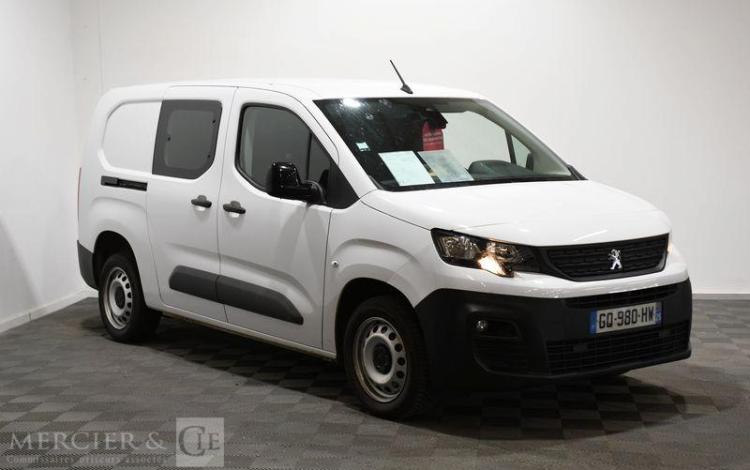 PEUGEOT PARTNER XL 950kg 1.5 BLUEHDI 100ch BLANC GQ-980-HW