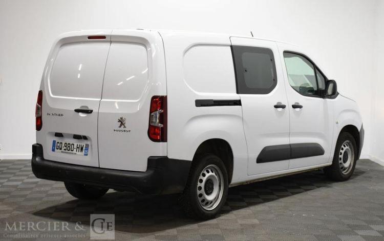PEUGEOT PARTNER XL 950kg 1.5 BLUEHDI 100ch BLANC GQ-980-HW