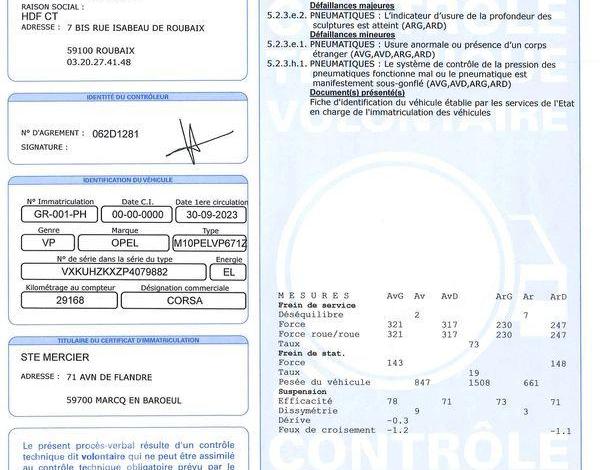 OPEL CORSA 136CH NOIR GR-001-PH