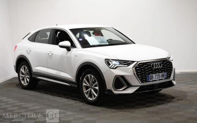 AUDI Q3 SPORTBACK 45 TFSIe 245CH STRONIC 6 SLINE BLANC GR-725-MR