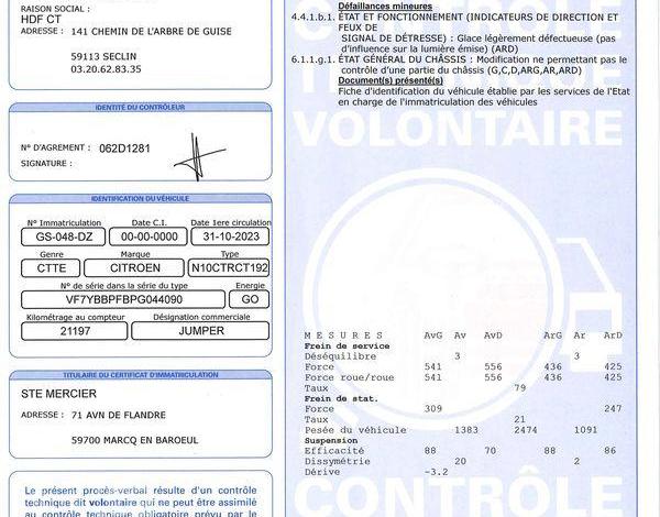 CITROEN JUMPER 2.2 BLUEHDI 140 33 L2H2 BLANC GS-048-DZ