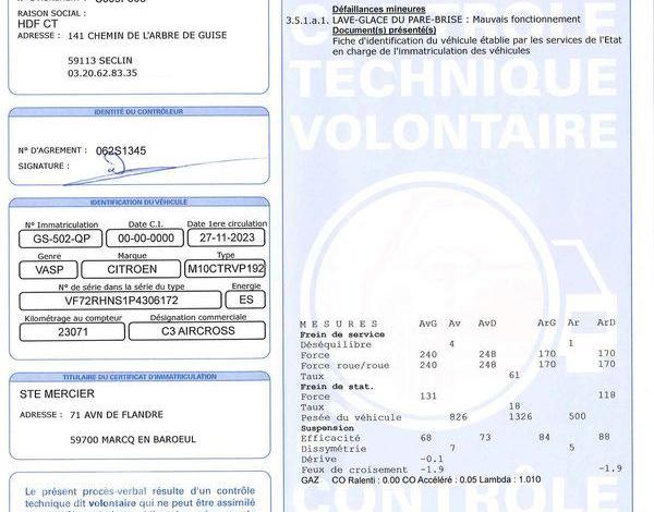 CITROEN C3 AIRCROSS STE 1.2 PURETECH 130ch PLUS EAT BLANC GS-502-QP