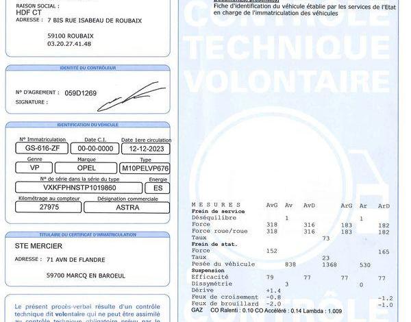 OPEL ASTRA 1,2 TURBO 130 BVA GS NOIR GS-616-ZF