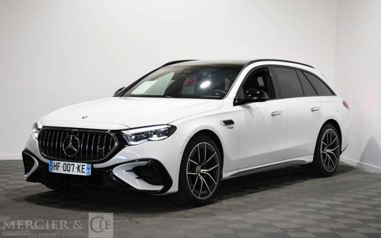 MERCEDES CLASSE E BREAK 3.0 53 585H 450 PHEV HYBRID AMG 4MATIC TCT BVA BLANC HF-007-KE