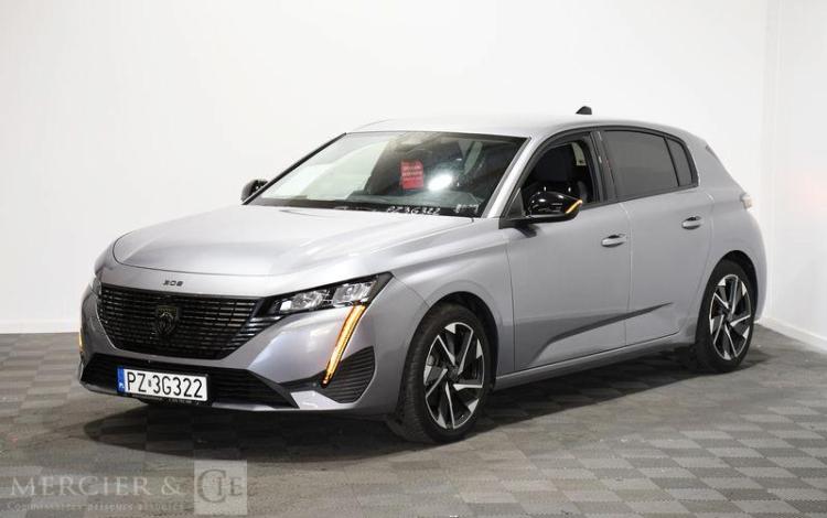 PEUGEOT 308 1.2 PURETECH 130 ALLURE PACK – ESSENCE – 10419 KMS – ANNEE 2023 GRIS PZ3G322