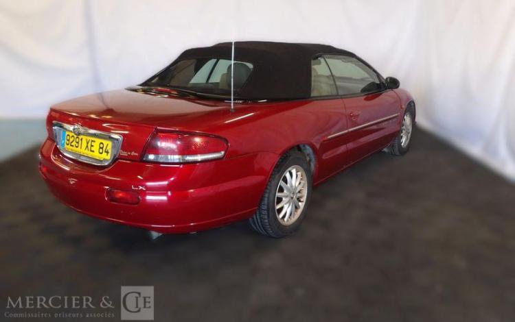 CHRYSLER SEBRING CABRIOLET 2,0 140CV ROUGE 9291XE84