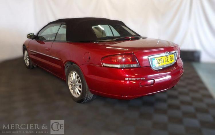 CHRYSLER SEBRING CABRIOLET 2,0 140CV ROUGE 9291XE84