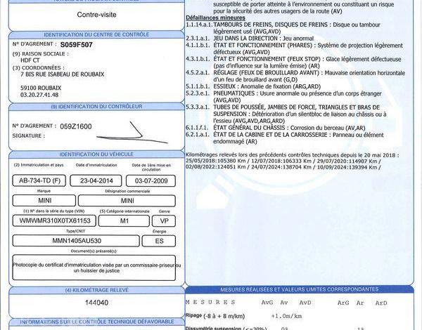 MINI CABRIO COOPER 1,6 120 NOIR AB-734-TD