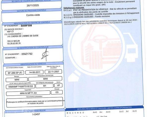 MINI COOPER S 1,6 175 GRIS BF-289-SP