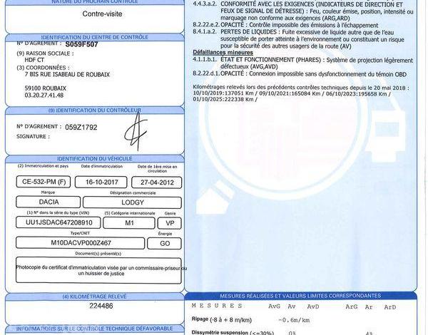 DACIA LODGY 1.5 DCI 110CH LAUREATE BEIGE CE-532-PM