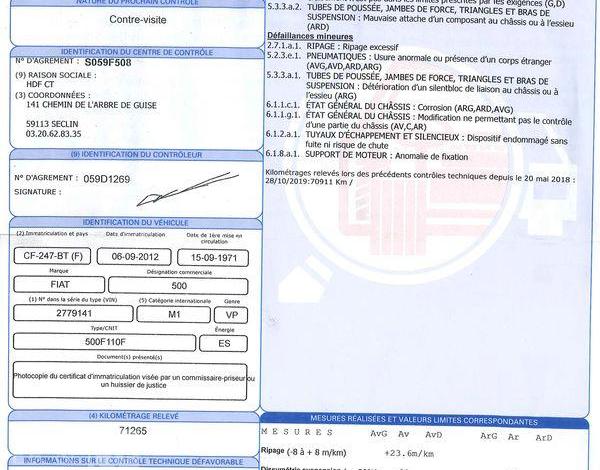 FIAT 500 110F BLEU CF-247-BT
